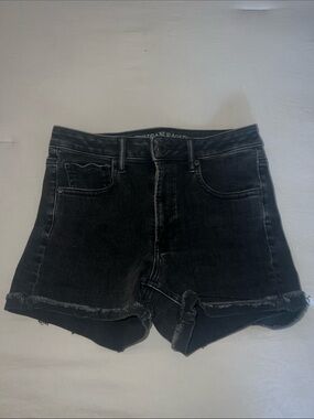 Faded Black Super Hi-Rise Shortie